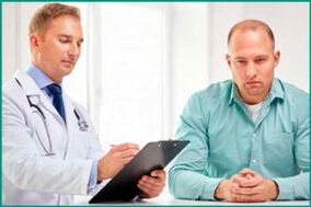The patient upon receipt of the doctor