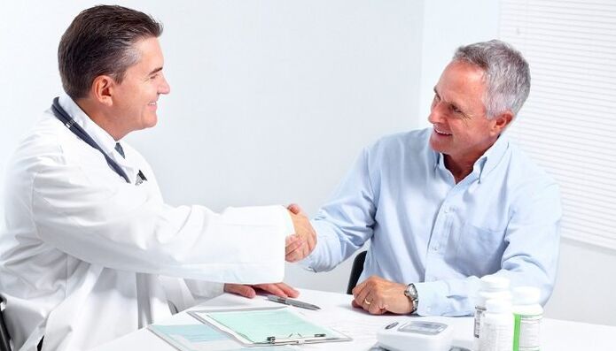 Doctor's appointment for prostatitis